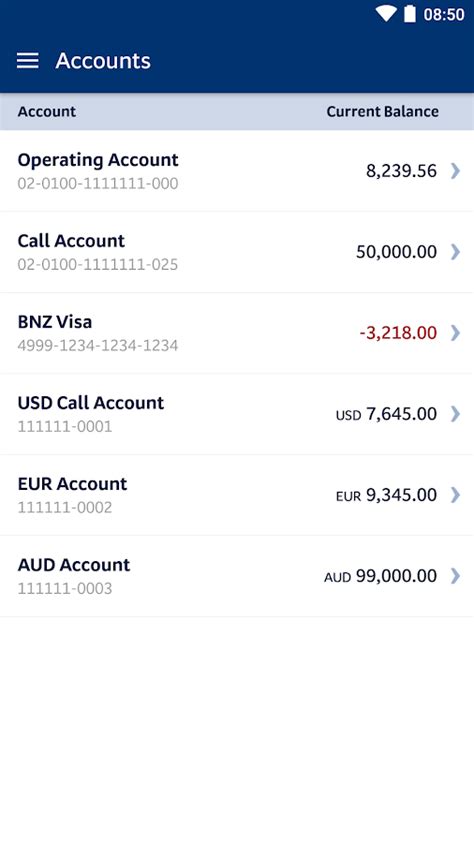 bnz bank account codes.